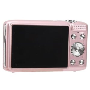 Digital Video Camera, Face Recognition Auto Focus 2.88 Inch Screen 58M 4K Digital Camera 16X for Daily Life (Pink)