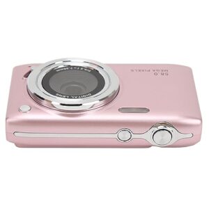 Digital Video Camera, Face Recognition Auto Focus 2.88 Inch Screen 58M 4K Digital Camera 16X for Daily Life (Pink)