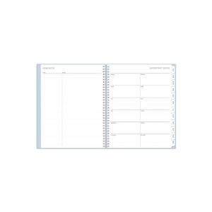 2024 Blue Sky 8.5-inch x 11-inch Weekly & Monthly Planner, Blue (143699)