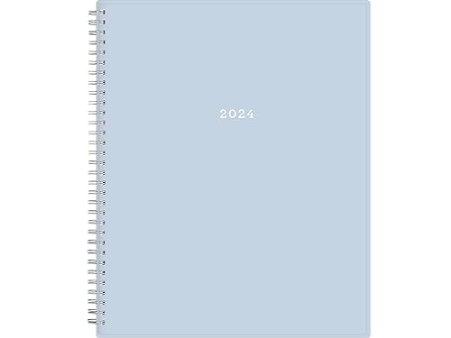 2024 Blue Sky 8.5-inch x 11-inch Weekly & Monthly Planner, Blue (143699)