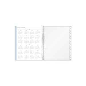 2024 Blue Sky 8.5-inch x 11-inch Weekly & Monthly Planner, Blue (143699)