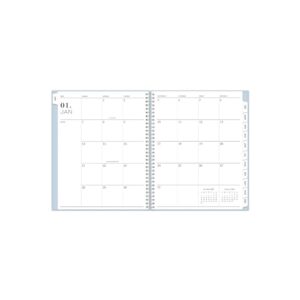 2024 Blue Sky 8.5-inch x 11-inch Weekly & Monthly Planner, Blue (143699)