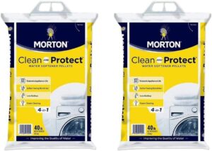morton clean and protect water softener pellets 40 lbs. (2-pack)