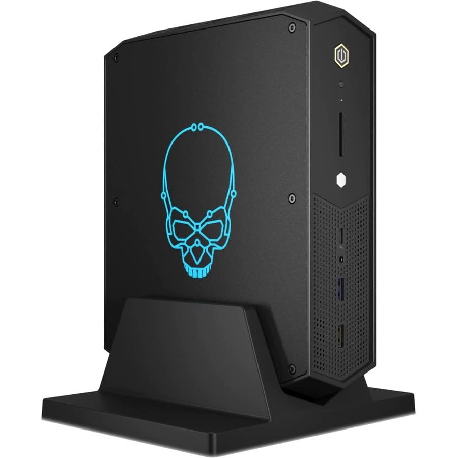 Intel NUC 12 Enthusiast NUC12SNKi7 Mini PC Core i7-12700H | 14 Cores/20 Threads | ARC A770 Graphics | Windows 11 Pro 8GB RAM | 256GB SSD | Packed Connectivity 6 USB-A, 2 USB-C, 1 HDMI, 2 Display Ports