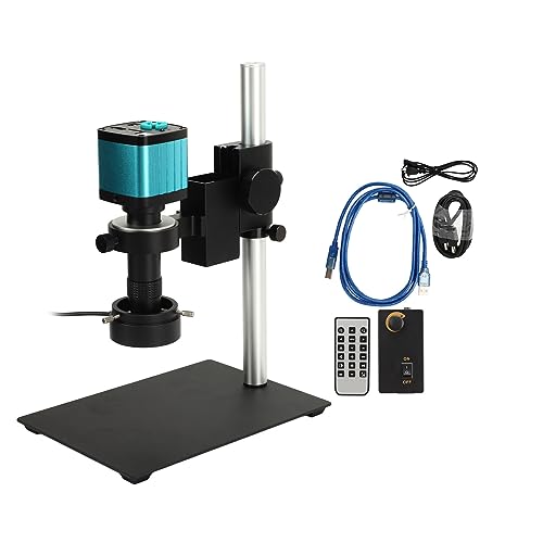 Video Microscope Camera, 1080P High Definition Multimedia Interface Industry Camera Easy Operation 400-700nm USB 2.0 100‑240VAC for Industrial Use (US Plug)