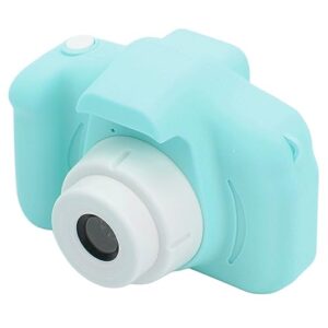Kids Camera 2.4 Inch IPS Screen 40MP Kids Camera Clear Image with Microphone for Selfie (Green)