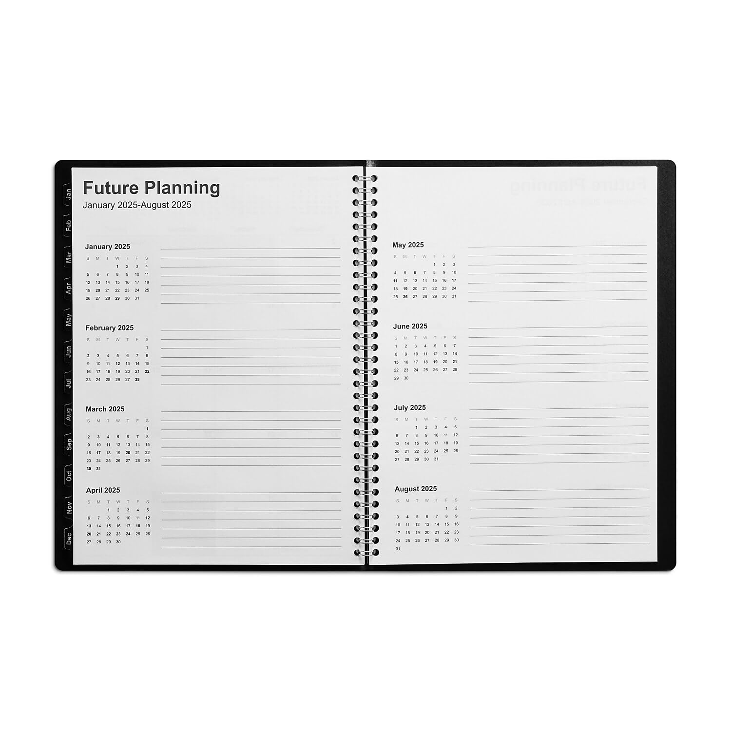 STAPLES 2024 8-inch x 11-inch Monthly Planner, Black (TR52184-24)