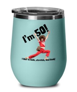 im 50 yeas old, snl, sally o malley, molly shannon, 50 years old, fiftieth birthday, 90's era, snl old school, wine glass