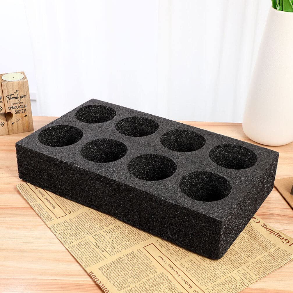 BESTonZON 4pcs Milk Tea Cup Holder Beverage Packing Rack Takeout Cup Trays Fridge Egg Holder 8 Cup Drink Carrier Takeout Cup Holder Foam Drink Carrier Cup Fixing Holder Coffee Epe Foam Cup