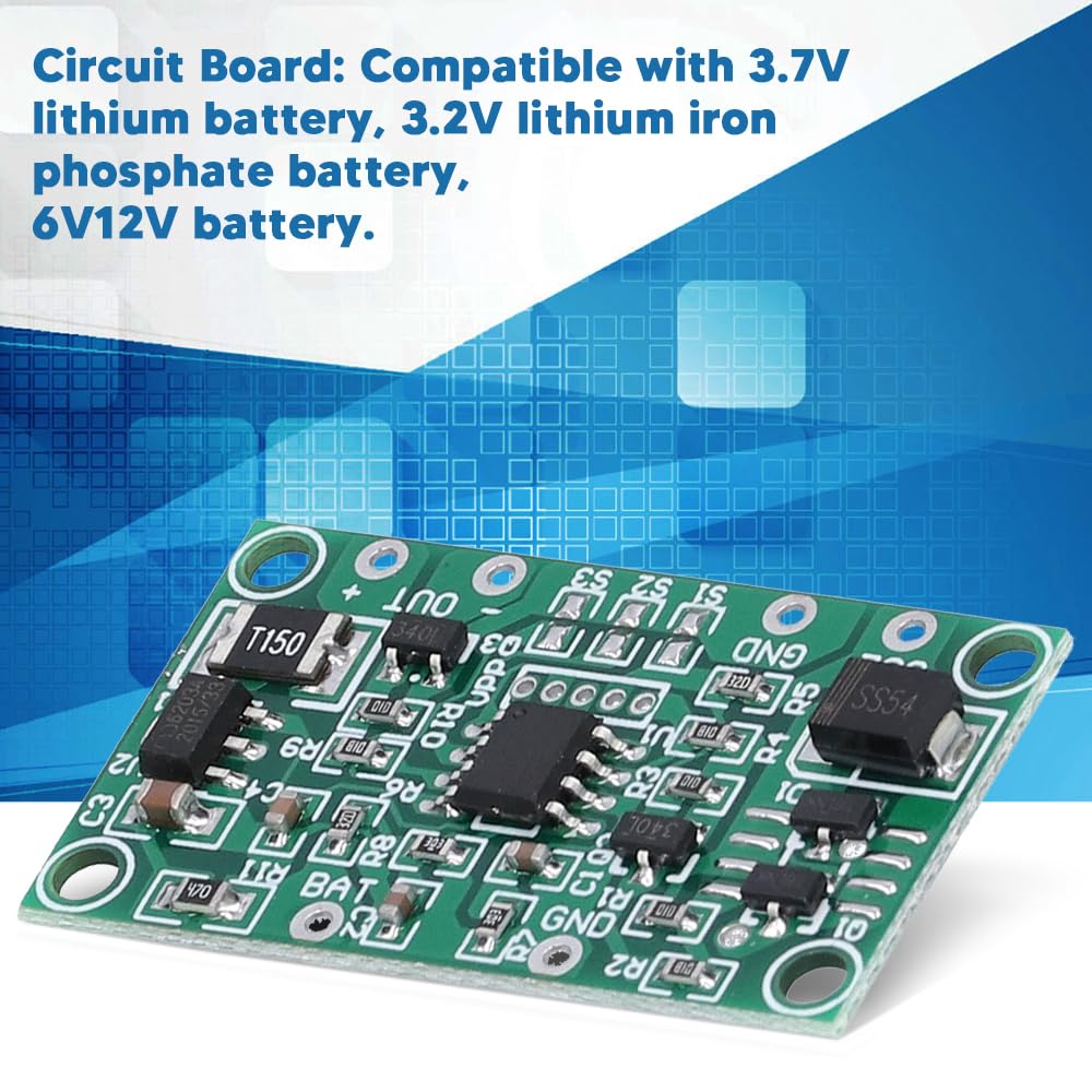 Psytfei Solar Charge Controller Board 3.2V 3.7V Lithium Battery Charging Controller Auto Solar Charging Module for DIY Street Lights Garden Lights