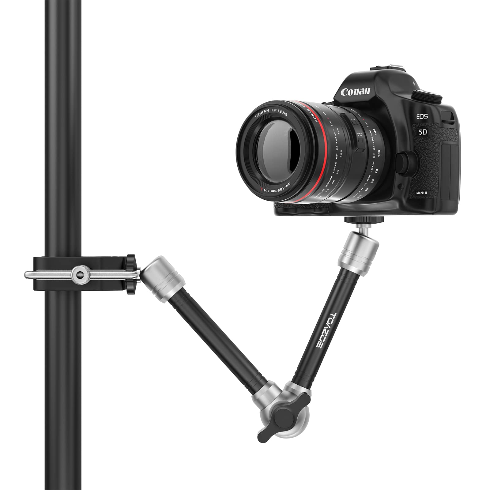 VILTROX DC-550 Pro 5.5" On-Camera LCD Monitor +11 Inch Adjustable Robust Articulating Magic Arm with Super Clamp for Camera