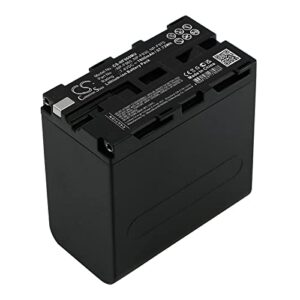 fyiogxg cameron sino battery for sony dsr-du1 (video disk unit), dsr-pd100, dsr-pd100a, dsr-pd100ap, dsr-pd150, dsr-pd150p, dsr-pd170, dsr-pd170p, dsr-pd190p 7800mah