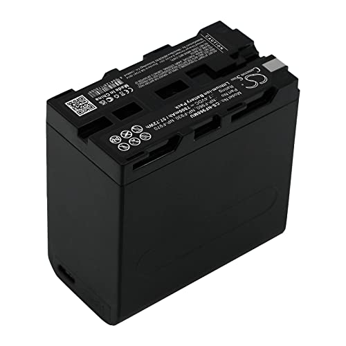 FYIOGXG Cameron Sino Battery for Sony DSR-DU1 (Video Disk Unit), DSR-PD100, DSR-PD100A, DSR-PD100AP, DSR-PD150, DSR-PD150P, DSR-PD170, DSR-PD170P, DSR-PD190P 7800mAh
