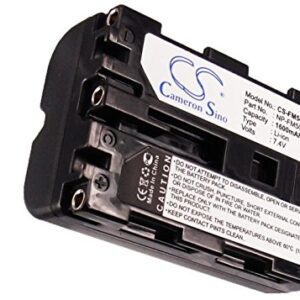 FYIOGXG Cameron Sino Battery for DSLR-A850Q, DSLR-A900, SLT-A65V, SLT-A65VB, SLT-A65VK, SLT-A65VM, SLT-A65VY, SLT-A77V, SLT-A77VB, SLT-A77VK, SLT-A77VM, SLT-A77VQ 1600mAh