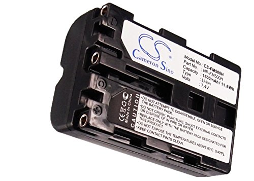 FYIOGXG Cameron Sino Battery for DSLR-A850Q, DSLR-A900, SLT-A65V, SLT-A65VB, SLT-A65VK, SLT-A65VM, SLT-A65VY, SLT-A77V, SLT-A77VB, SLT-A77VK, SLT-A77VM, SLT-A77VQ 1600mAh