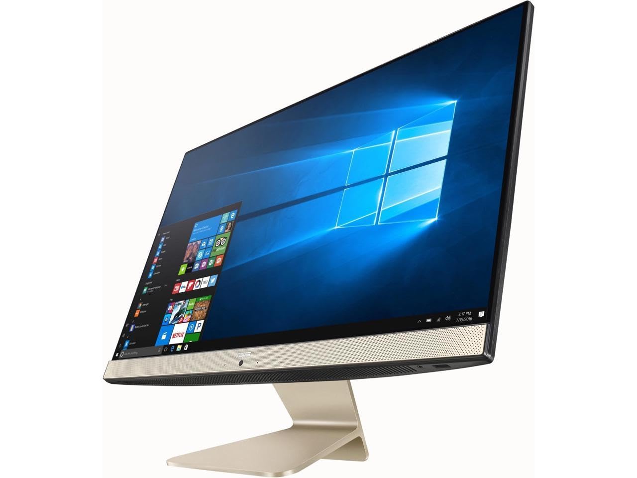 ASUS 2022 All-in-One Desktop 23.8" FHD | Intel Pentium Gold 7505 2-Core Intel UHD Graphics | 16GB DDR4 512GB SSD | Bluetooth 5 | Windows 11 Home | Gold