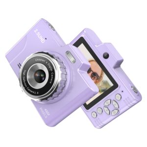andoer digital camera portable kids camera 1080p compact camera 48mp dual lenses 8× optical zoom mini ccd camera with 2.8-inch tft screen great gift for boy girl kid adult teenager student