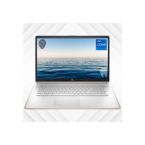 hp 2023 premier 17t laptop, 17.3" hd+ touchscreen, intel core i7-1355u, nvidia geforce mx550, 64gb ram, 4tb ssd, webcam, hdmi, backlit keyboard, fingerprint reader, wi-fi 6, windows 11 home, rose
