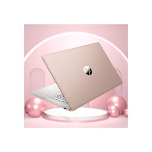 HP 2023 Premier 17t Laptop, 17.3" HD+ Touchscreen, Intel Core i7-1355U, NVIDIA GeForce MX550, 64GB RAM, 4TB SSD, Webcam, HDMI, Backlit Keyboard, Fingerprint Reader, Wi-Fi 6, Windows 11 Home, Rose