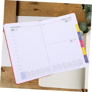 Didiseaon 2024 Agenda Book notebooks for work note pad notepad calendar appointment plan pad study plan pad school planner date plan pad weekly planner Dating Paper efficient Schedules