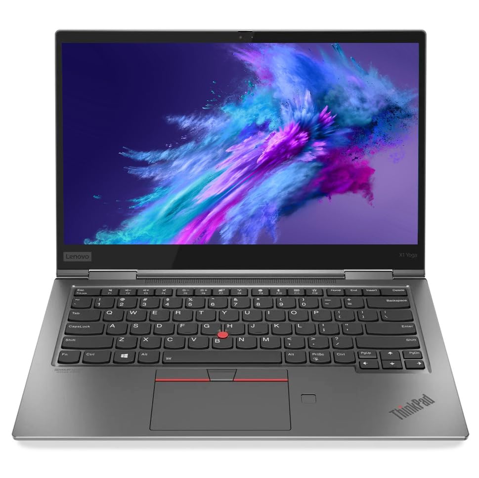 Lenovo ThinkPad X1 Yoga (Gen 4) i7-8665U 1.9Ghz 14" 2-in-1 Laptop, 16GB RAM, 256GB NVMe SSD,1080p, Thunderbolt 3, Windows 11 Pro (Renewed)