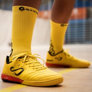 SENDA Ushuaia Pro 2.0 Indoor Soccer, Court, and Futsal Shoes, Men's Size 9.5 / Women's Size 10.5, Yellow
