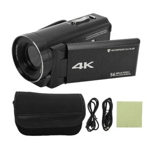 DAUZ 4K Digital Video Camera, F2.6 Large Aperture 4K Digital Camera for Campus Records