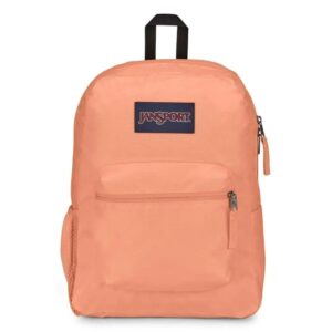 jansport backpack cross town peach neon, one size