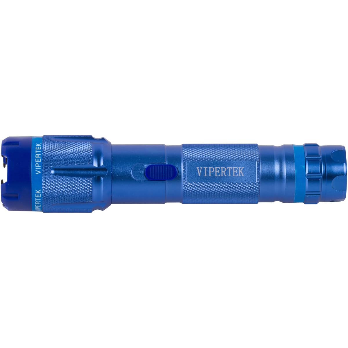 VIPERTEK VTS-T03 Aluminum Stun Gun with LED Flashlight, Blue