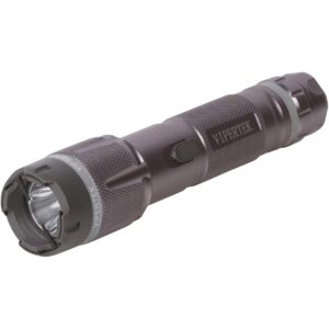 vipertek vts-t03 aluminum stun gun with led flashlight, gray
