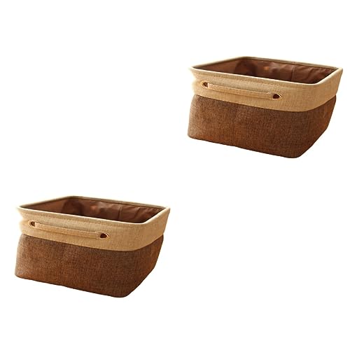 Alipis Multipurpose Storage Container 2pcs storage bins for clothes storage containers no cover Container