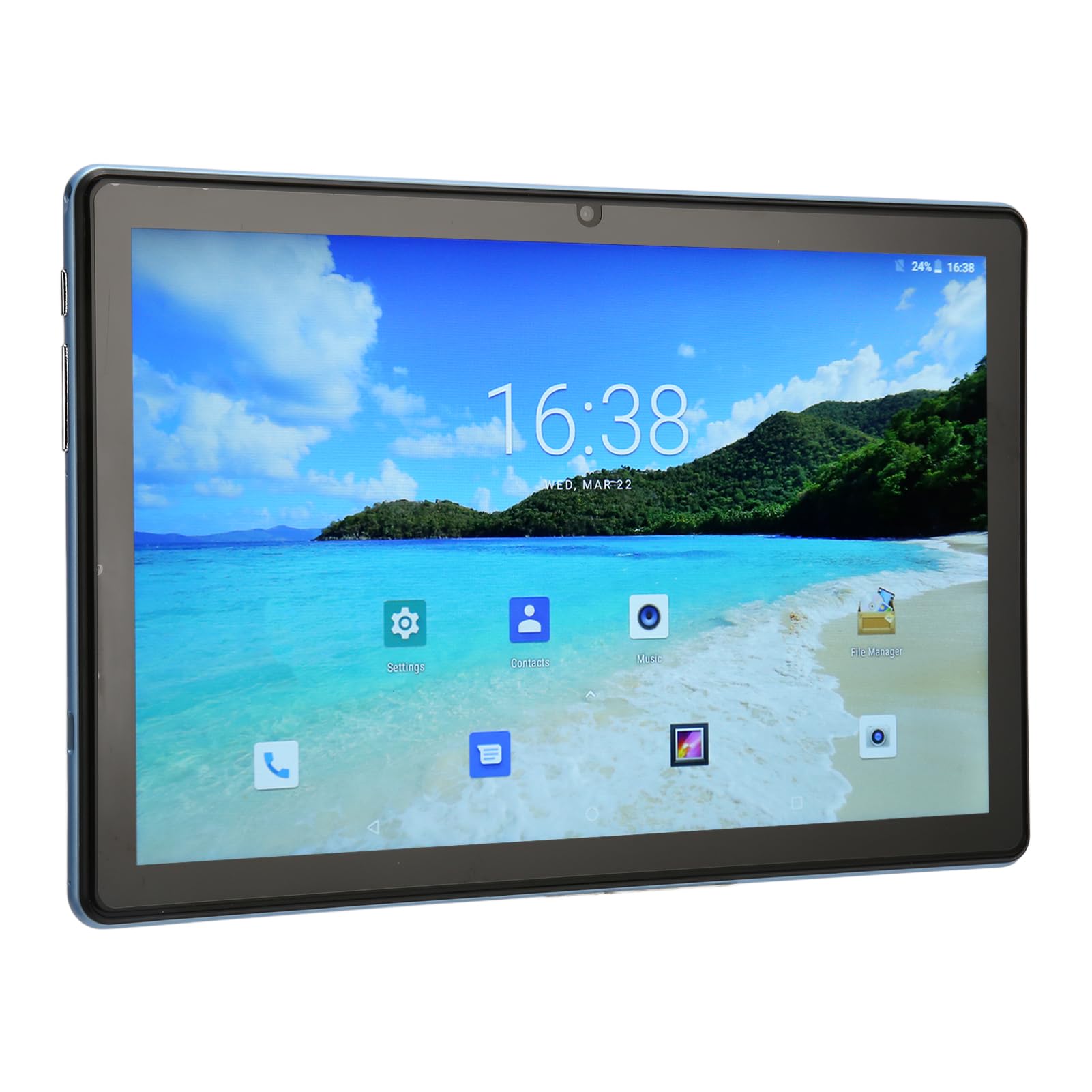 10.1 Inch FHD Screen Tablet with 8GB RAM 256GB ROM, Dual Camera, 2.4 5G WiFi, 4G LTE, Octa Core CPU (US Plug)