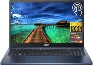 acer 2023 newest aspire 3 thin & light laptop, 19.3” fhd ips touchscreen display, amd ryzen 9 7520u (beats i7-1165g7), 80gb ram, 512gb ssd, amd radeon graphics, wi-fi 6, usb-a&c, windows 11 home
