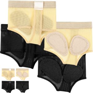 cutecrop 4 pairs dance foot thongs size medium lyrical paws pads ballet belly feet paws foot undies for shoes socks girls women men