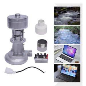 500W Micro Hydroelectric Generator,110V Mini-hydro Generator,Hydroelectric Power Station With Monitoring Lighting TV Computer Hydroelectric Generator