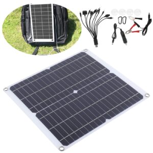 Portable Solar Panels, Portable Solar Panel Kit Folding Solar Charger 20W 18V Mini Solar Panels Suitcase Dual USB