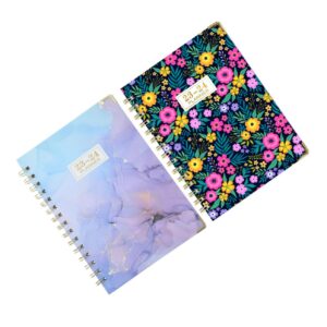 nuobesty 2pcs carnes para estufa student notebook note pads work note book teacher lesson planner 2023-2024 household weekly planner write a book coil book office course
