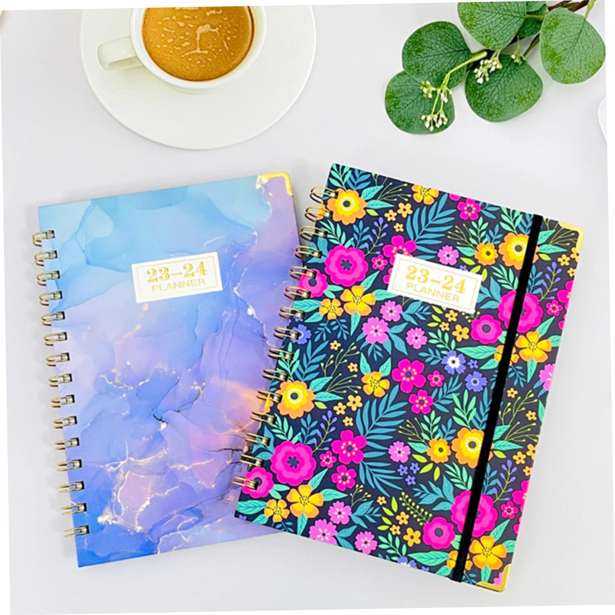 NUOBESTY 2pcs Carnes Para Estufa Student Notebook Note Pads Work Note Book Teacher Lesson Planner 2023-2024 Household Weekly Planner Write a Book Coil Book Office Course