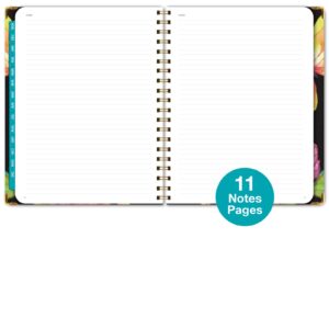 HARDCOVER 2024 Planner: (November 2023 Through December 2024) 8.5"x11" Daily Weekly Monthly Planner Yearly Agenda. Bookmark, Pocket Folder and Sticky Note Set (Black Watercolor Butterflies)