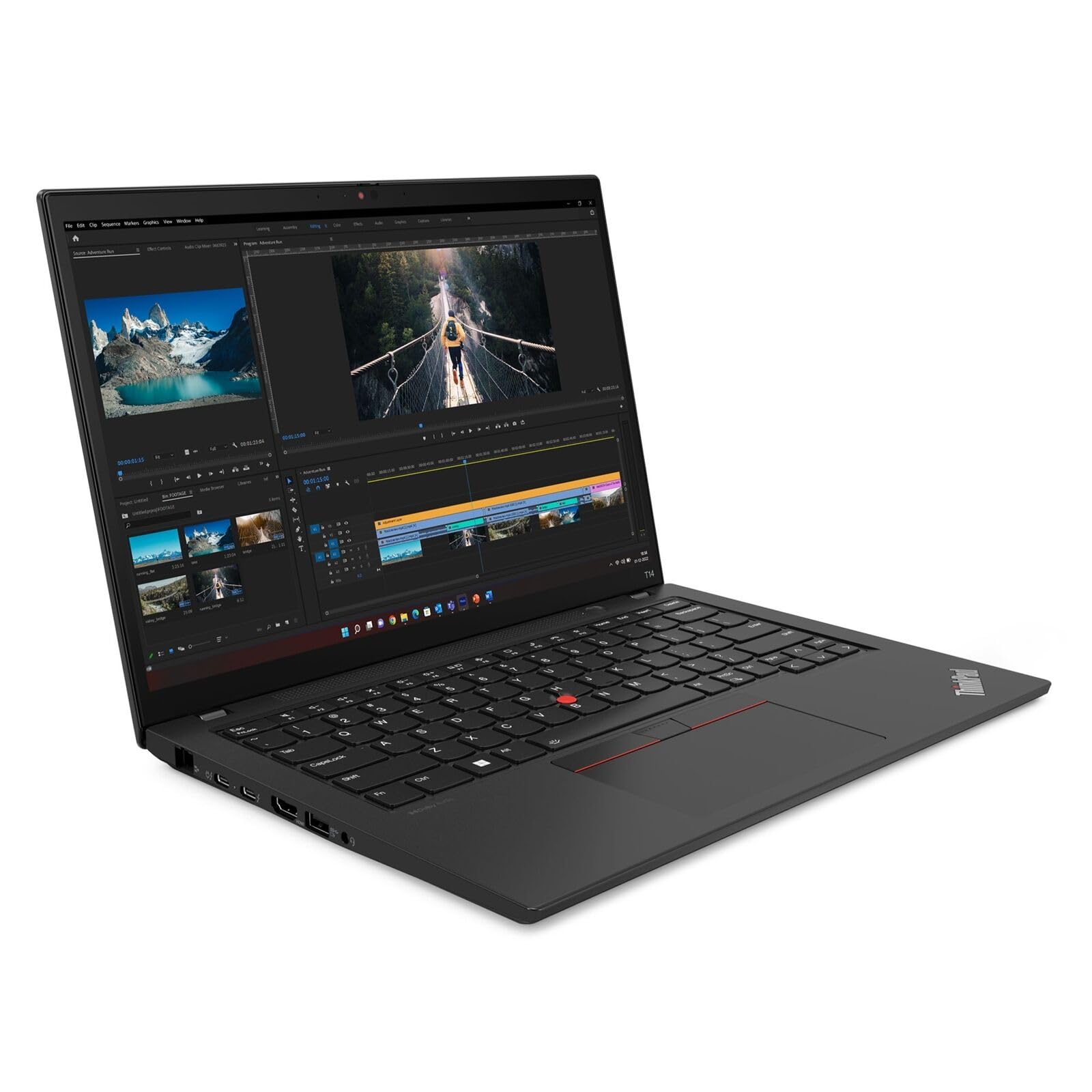 Lenovo ThinkPad T14 Gen 4 Intel Core i7-1355U, 14" WUXGA (1920 x 1200) IPS 300nits Touch Screen, 32GB RAM, 2TB SSD, Backlit KYB Fingerprint Reader, Windows Pro