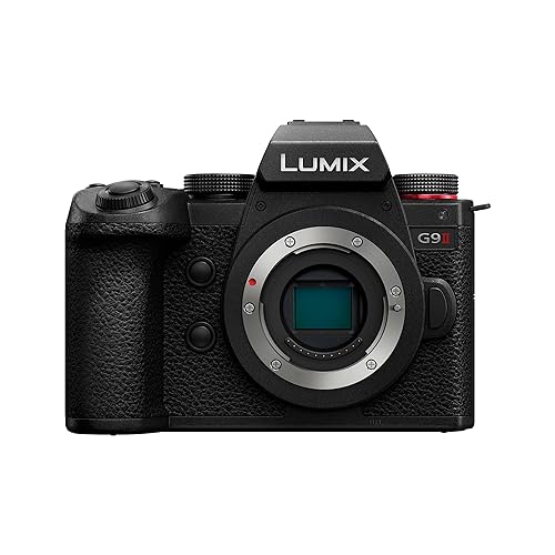 Panasonic LUMIX G9II Micro Four Thirds Camera, 25.2MP Sensor with Phase Hybrid AF, Powerful Image Stabilization, High-Speed Perfomance and Mobility, Flagship Model of G Series - DC-G9M2BODY