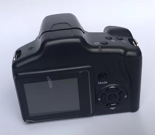 数码摄像机低价单品1600万像素高清家用小单反 (黑色单反+广角镜, 32GB)