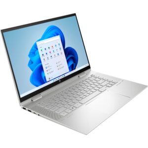 HP Envy x360 15.6" Touchscreen FHD 2-in-1 Business Laptop Computer, 12th Gen Intel 12-Core i7-1260P, 16GB DDR4 RAM, 1TB PCIe SSD, WiFi 6, BT 5.3, Backlit KB, Windows 11 Pro, BROAG 64GB Flash Stylus