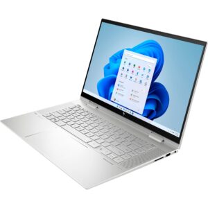 HP Envy x360 15.6" Touchscreen FHD 2-in-1 Business Laptop Computer, 12th Gen Intel 12-Core i7-1260P, 32GB DDR4 RAM, 1TB PCIe SSD, WiFi 6, BT 5.3, Backlit KB, Windows 11 Pro, BROAG 64GB Flash Stylus