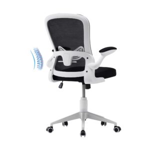 theetayy drafting chair,tall office chair for standing desk, ergonomic desk chairs with lumbar support, adjustable height computer chair with swivel task and flip-up armrests.