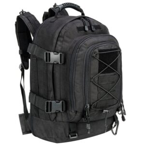 jungle leopard 60l backpack for men large military backpack tactical travel backpack for work camping hunting hiking (color : bp-zy74-bk)
