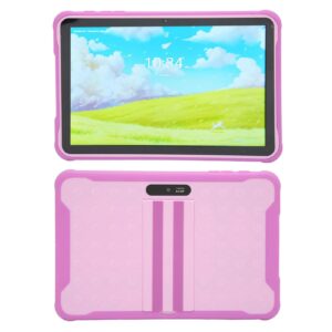 10 inch kids tablet for android 10, 2gb ram 32gb rom, quad core hd ips screen, dual cameras,with tablet case, for learning, watching and playing games (us plug)