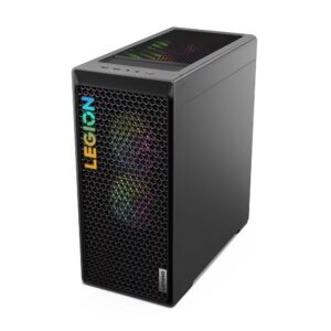 Lenovo Legion T5 Tower Gaming Desktop Computer - AMD Ryzen 7 7700 8-Core up to 5.30 GHz Processor, 64GB DDR5 RAM, 1TB NVMe SSD + 2TB HDD, GeForce RTX 3060 12GB GDDR6, Windows 11 Home