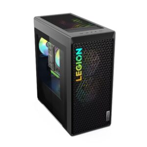 Lenovo Legion T5 Tower Gaming Desktop Computer - AMD Ryzen 7 7700 8-Core up to 5.30 GHz Processor, 64GB DDR5 RAM, 1TB NVMe SSD + 2TB HDD, GeForce RTX 3060 12GB GDDR6, Windows 11 Home