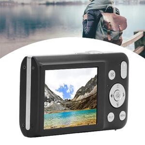 8K Digital Camera, 1080P FHD Vlogging Camera with 2.7 Display, Auto Focus Selfie Camera with 20 Beauty Filters, Mini Compact Camera for Kids Teens Adult Beginner (Black)